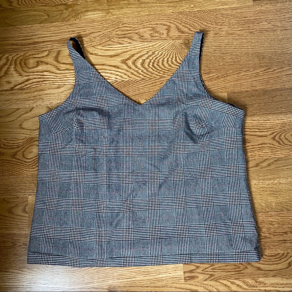 Banana Republic Plaid Tank Top
